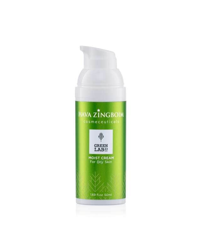 קרם לחות לעור יבש סדרה ירוקה MOIST CREAM FOR DRY SKIN